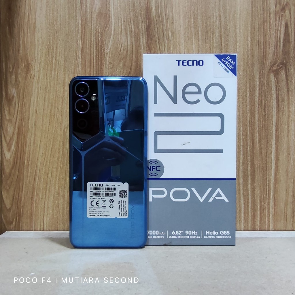 Tecno Pova Neo 2 Ram 4GB Rom 128GB Second Resmi