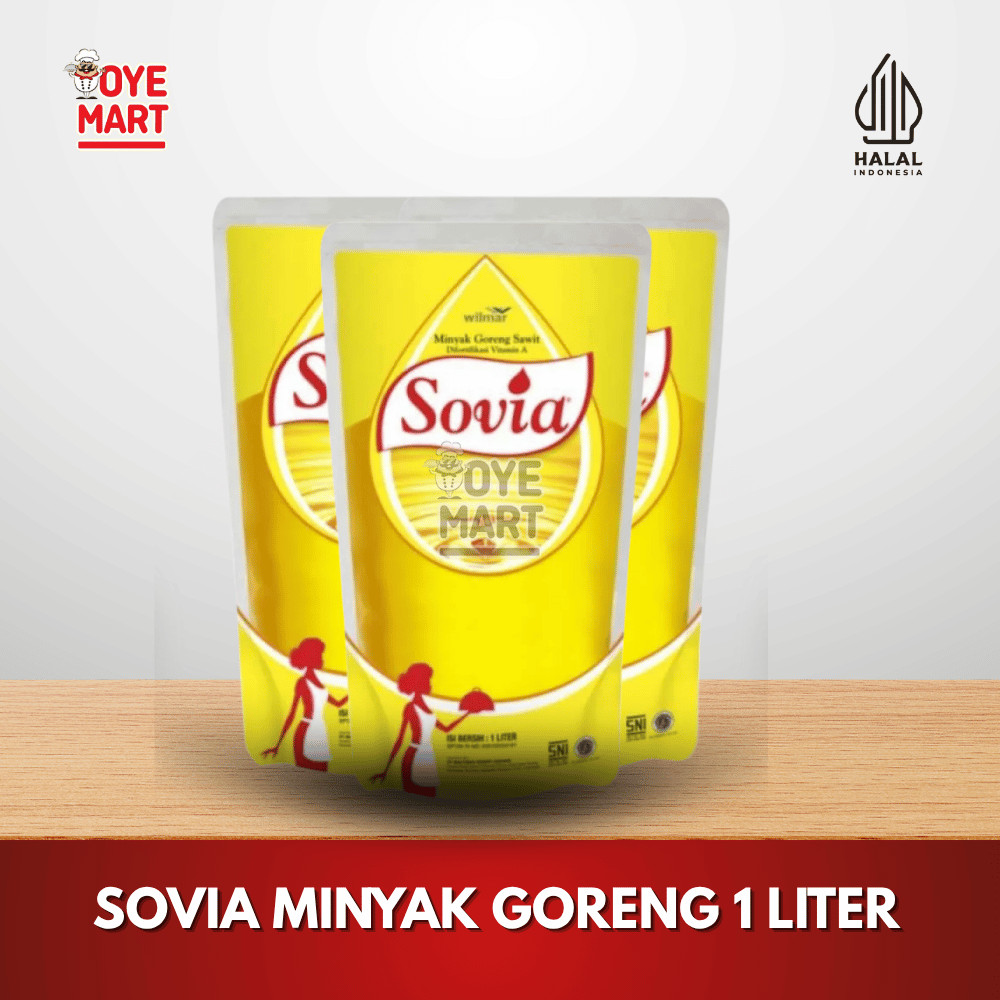 

MINYAK GORENG SOVIA 1 LITER HARGA PROMO MINYAK KELAPA/MINYAK GORENG