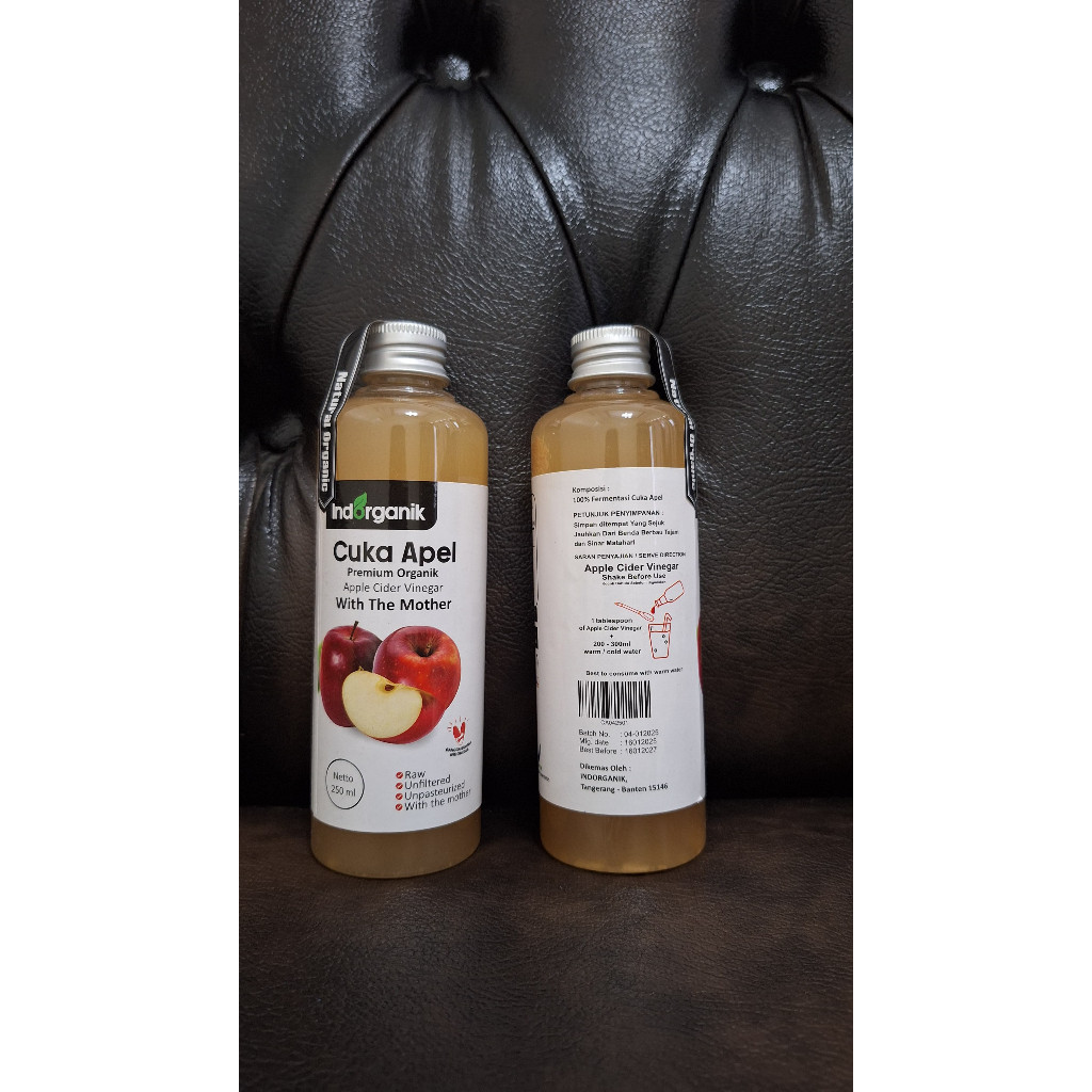 

indorganik cuka apel 250 ml apel murni apple cider meningkatkan kesuburan dan m embantu program diet