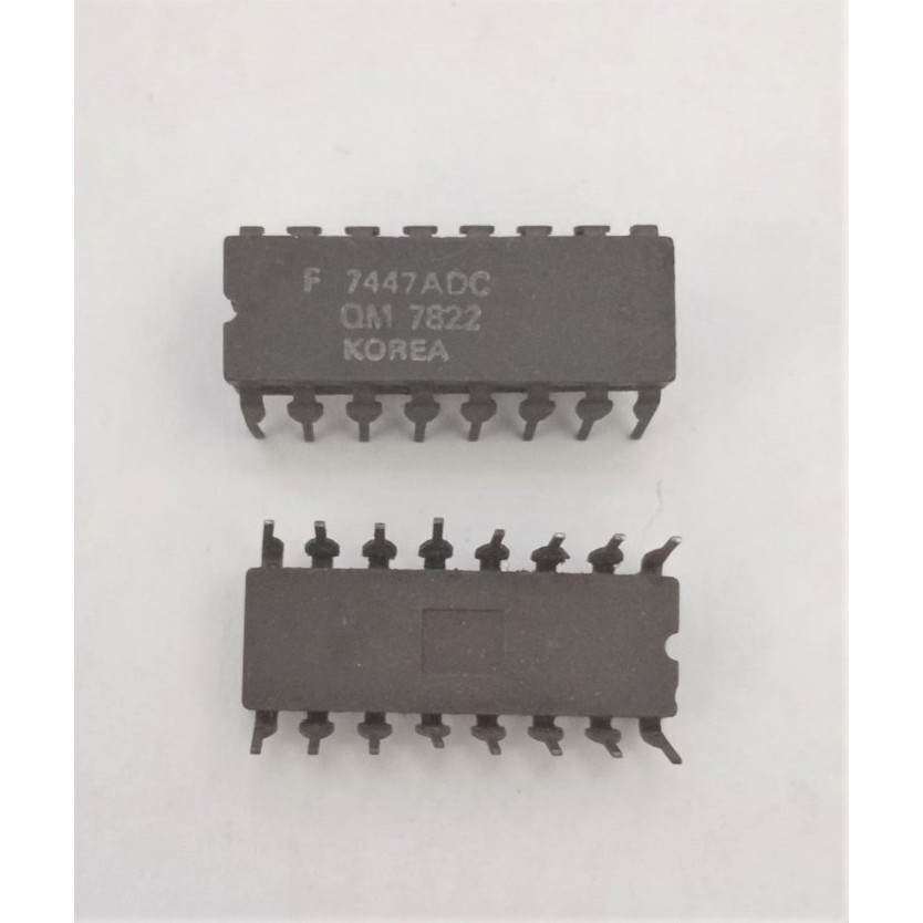 JM99 IC 7447ADC F7447 Digital Decoder/Driver DIP-16P