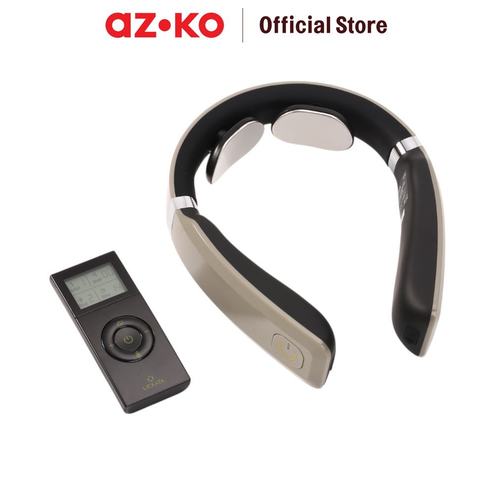 AZKO Lexata Alat Pijat Leher Simulator Elektrik - Krem Neck Massager Alat Pemijat Leher Praktis Alat