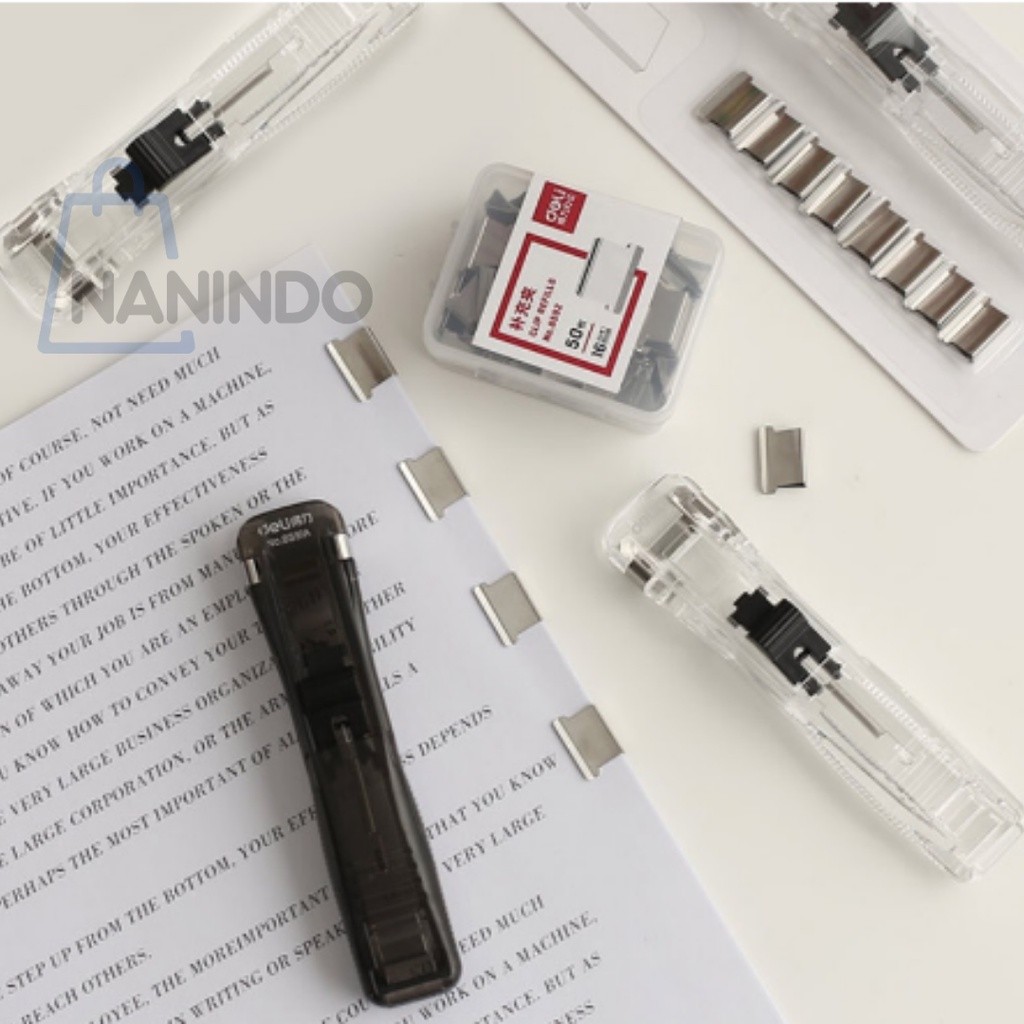 

TERMURAH Fastener / Binder Clip Otomatis Gratis 3 Buah Clip vf-0