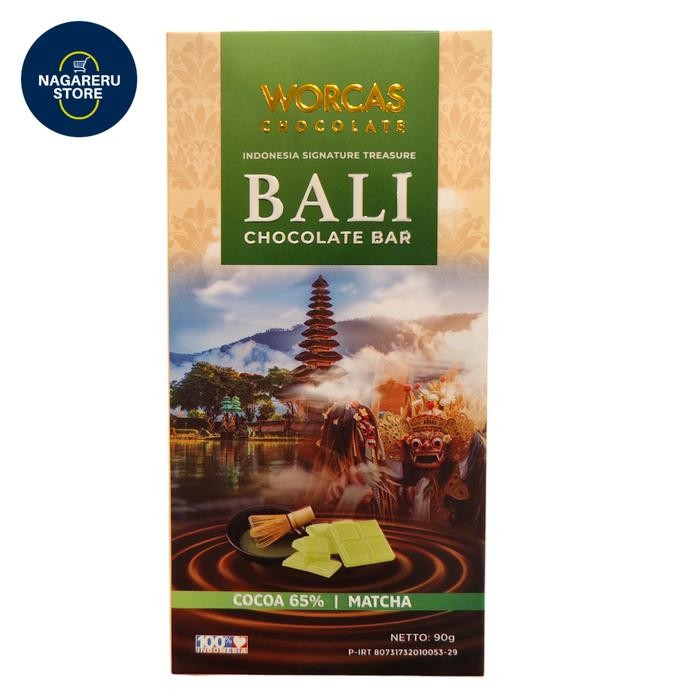 

Worcas chocolate bali bali chocolate bali cocoa 65% matcha 90gr