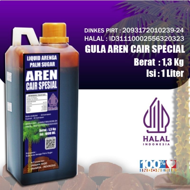 

GULA AREN CAIR SPECIAL MIX PREMIUM QUALITY UNTUK KOPI TEH SUSU BROWN SUGAR GULA MERAH