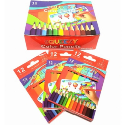 

PENSIL WARNA PENDEK SQUEEZY/PEWARNA/KRAYON/ALAT TULIS/PERALATAN TULIS/PEWARNA BATANG PENSIL