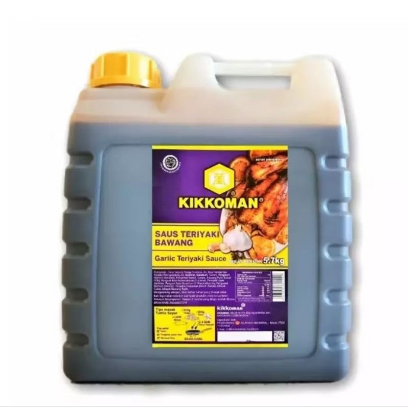 

[TERMURAH] Kikkoman Garlic Teriyaki Sauce / Kikkoman Saus Teriyaki Bawang 5L