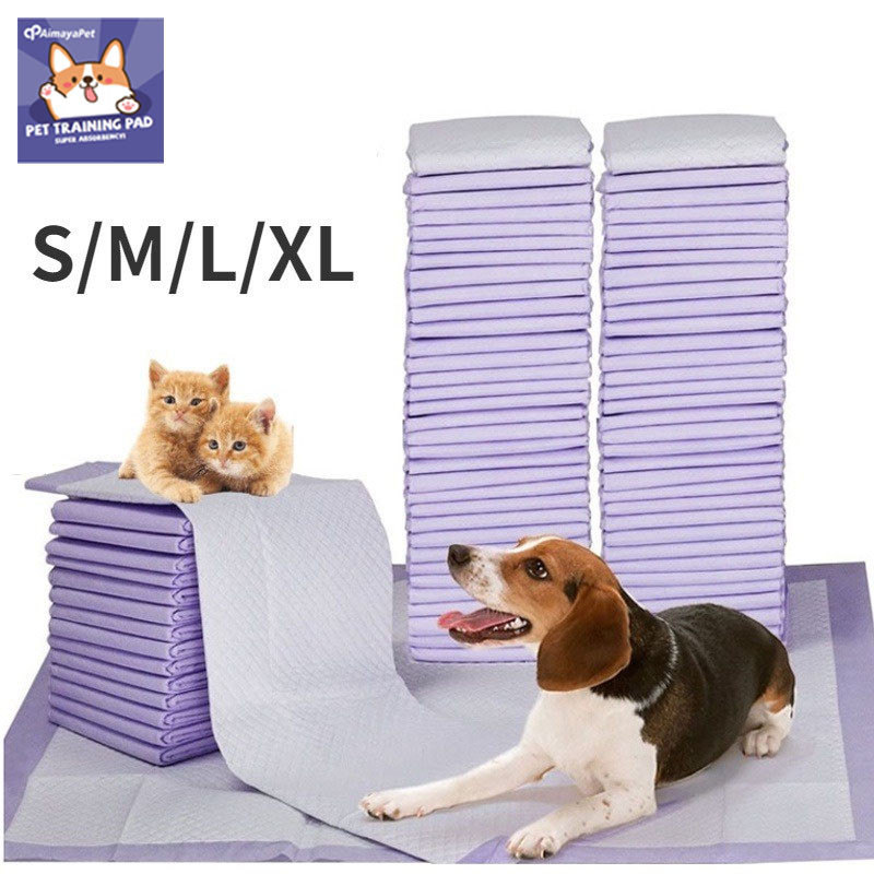 50/100PCS Pad Pipis Kucing Anjing /Disposable Pet Diaper Deodorant Pet Toilet Portable Underpad /Bam