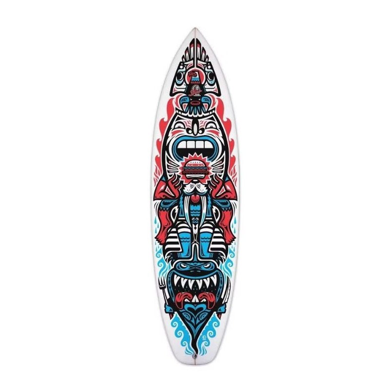 papan surfing custom, dekorasi papan surfing, dekorasi pantai, surfboard custom, surfing lukis