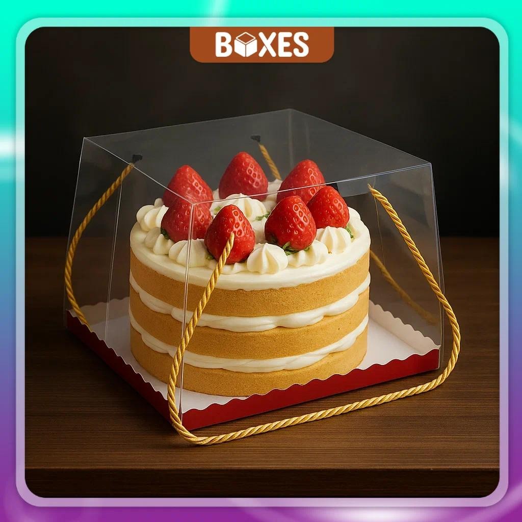

Kotak Mika Tali 20x20x16cm / Box Mika Transparan / Mika Kue / Kotak Mika Transparan / Box Hampers / Box Mika Tali / Box Kue Natal / Box Cake Handle Tali / Box Mika Handle / Box Kue Mika transparan CNY / Gift Chinese New Year / Box Sincia | HD06P-A