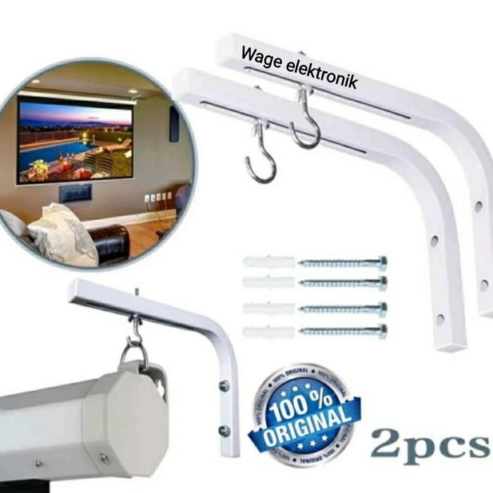 Braket Layar Proyektor / gantungan Layar Proyektor Bracket layar Projector