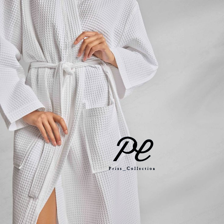 BARETSS Kimono Handuk Bathrobe Waffle Luxury Hotel Spa|SizeJumboBajutidurPriaWanita||BajuTidurWanita