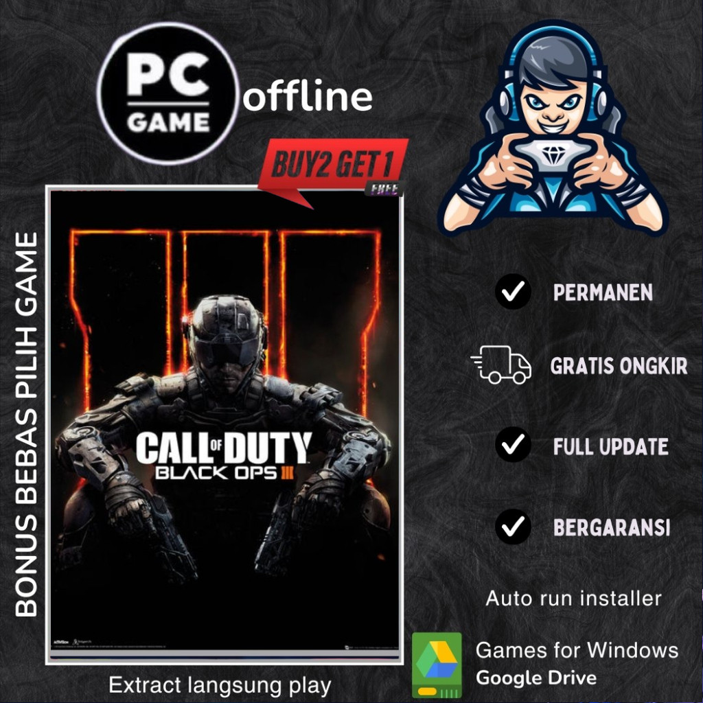 CALL OF DUTY BLACK OPS III ZOMBIES CHRONICLES - GAME PC - GAME LAPTOP - GAME OFFLINE