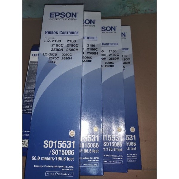 Pita Ribbon Catrighe Epson LQ 2190 LQ 2180 LQ 2170 LQ-2190 LQ-2180 LQ-2170 PITA PLUS RUMAH