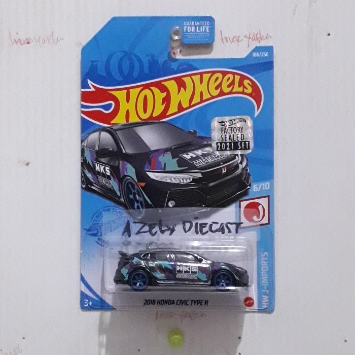 hotwheels 2018 honda civic tipe r hks treasure hunt super