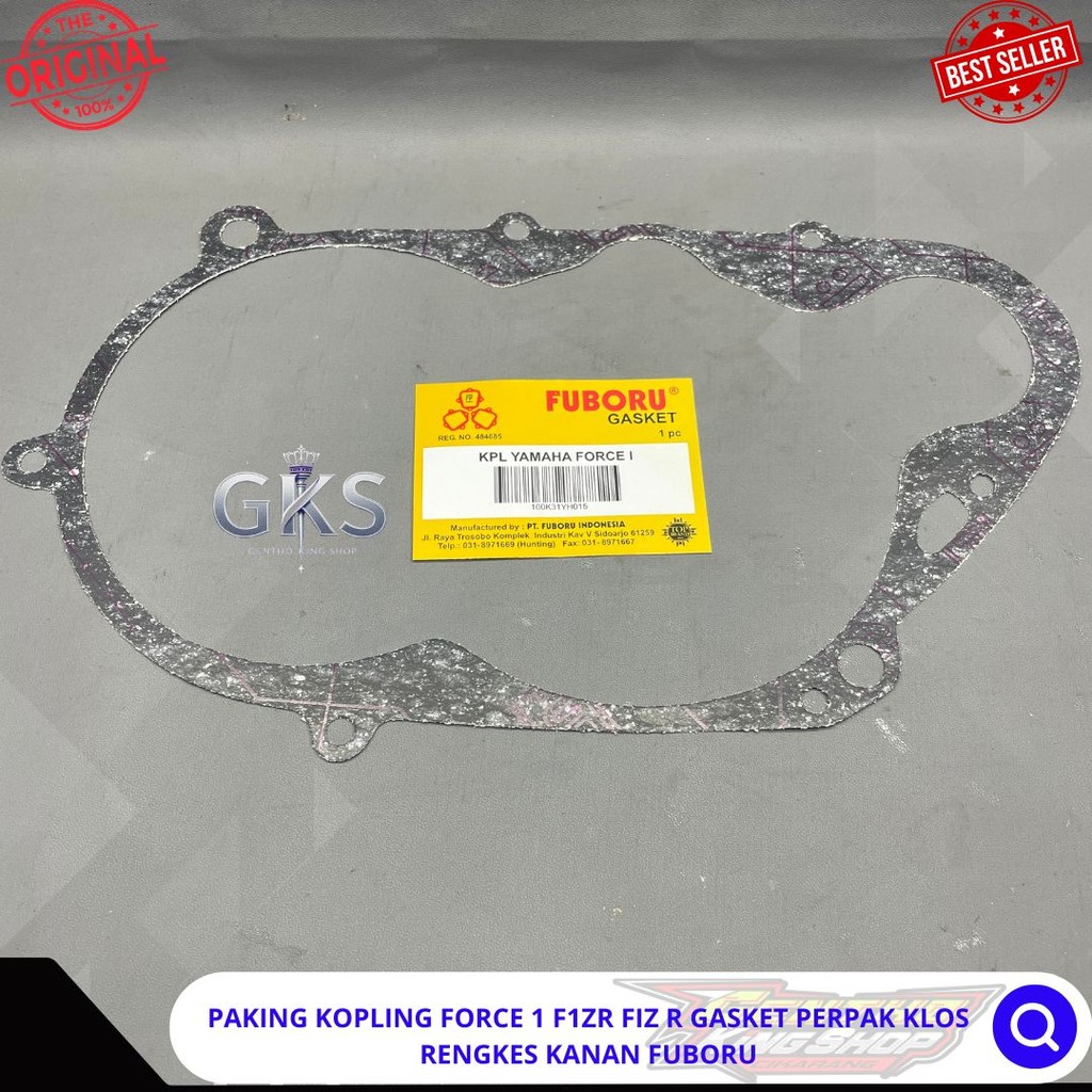 Paking Kopling Force 1 F1ZR FIZ R Gasket Perpak Klos Rengkes Kanan FUBORU