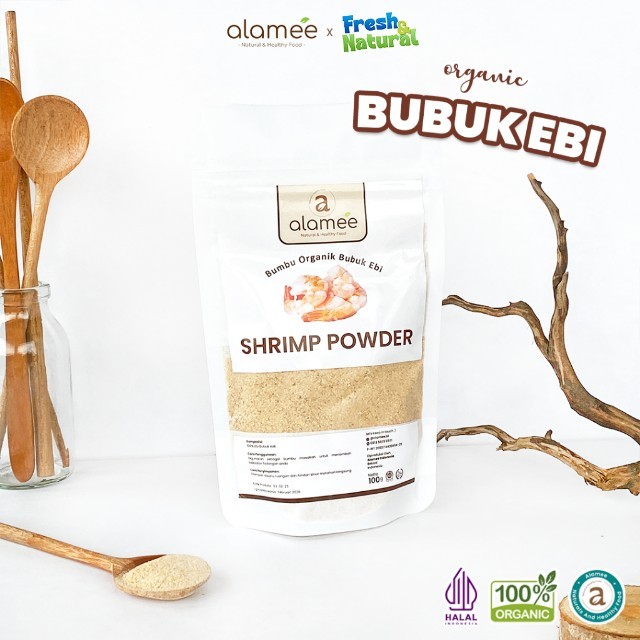 

ALAMEE Ebi Bubuk Kering Bumbu Dapur Organik Udang Shrimp Powder Spice Seasoning 100gr freshandnatural