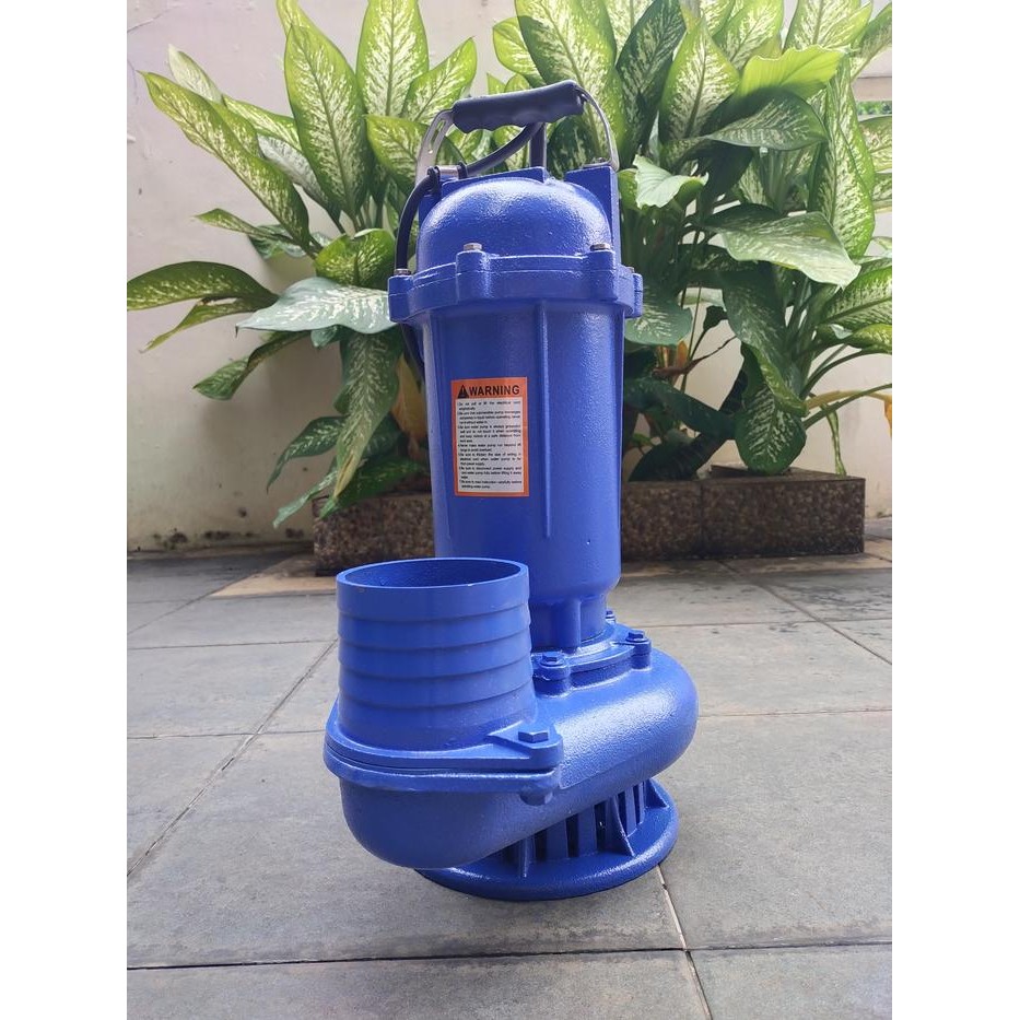 MAXPUMP Pompa Celup Air Kotor 100WQ65-7-2.2T Besi Manual Dorong Tinggi 65m3/h Hemat Energi 220V 3HP 