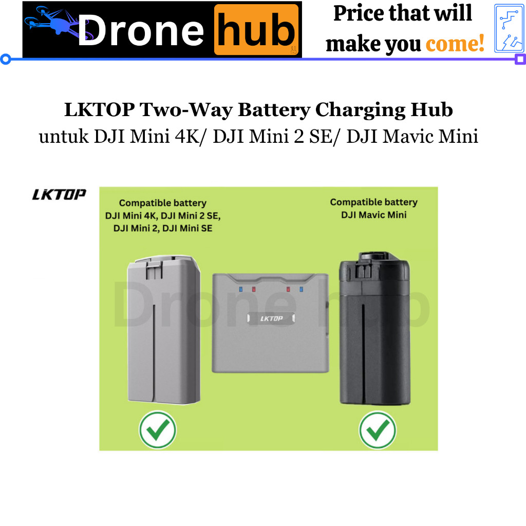 Battery Charging Hub DJI Mini 4K DJI Mini 2 SE Charger Baterai DJI Mini 4K DJI Mini 2 SE DJI Mini 2 