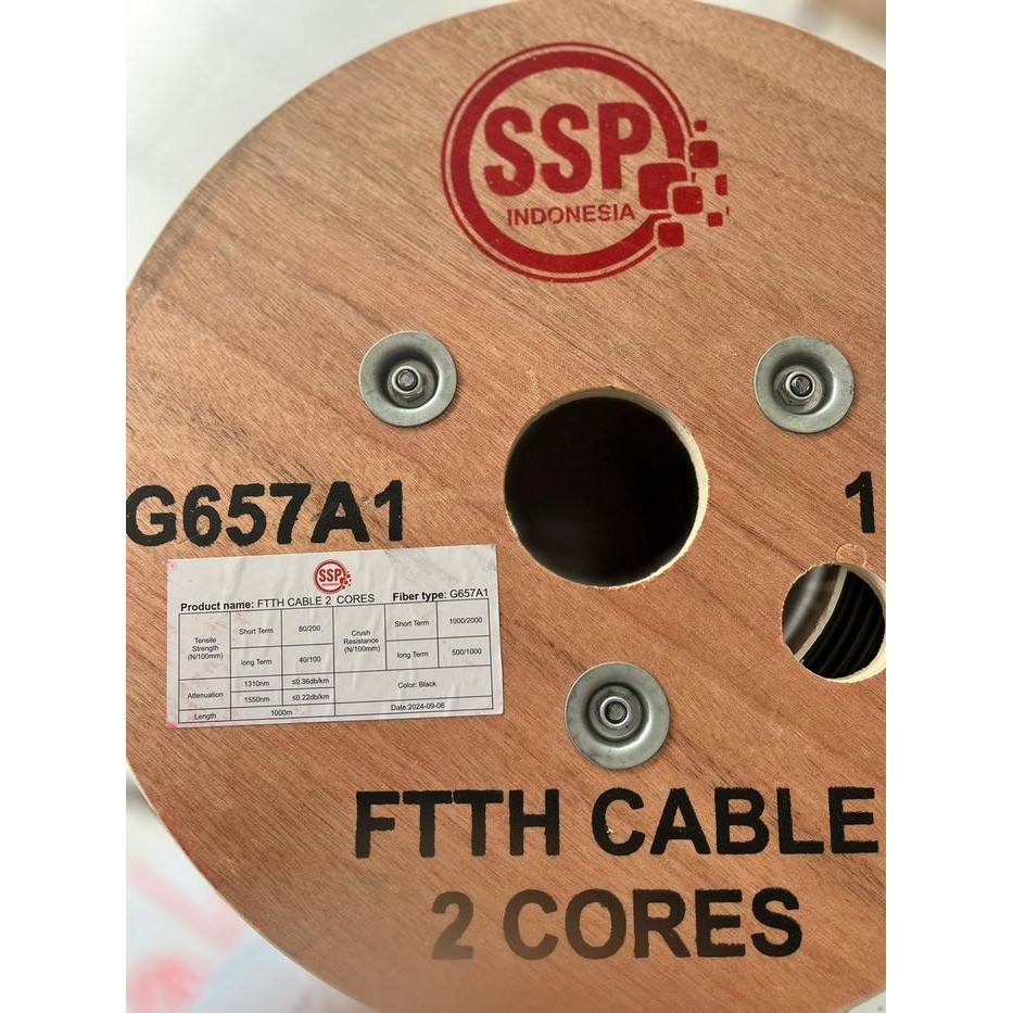 Dropcore kabel fo fiber optik 3 seling - 2core 3seling