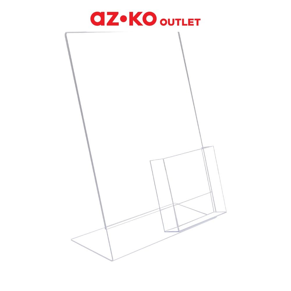 

Odi Sign Holder L Shape Potrait A4 Dengan Saku 10 cm Tempat Brosur Akrilik Dekorasi Meja T Shape Frame Sign Holder