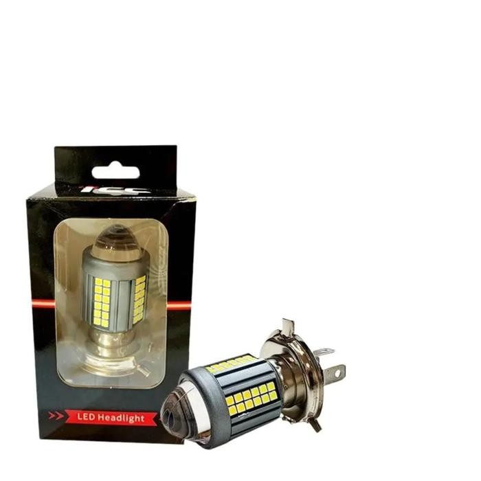 Lampu Mobil ICC Bohlam H4 Laser Wardog 62 LED Putih Kuning Car