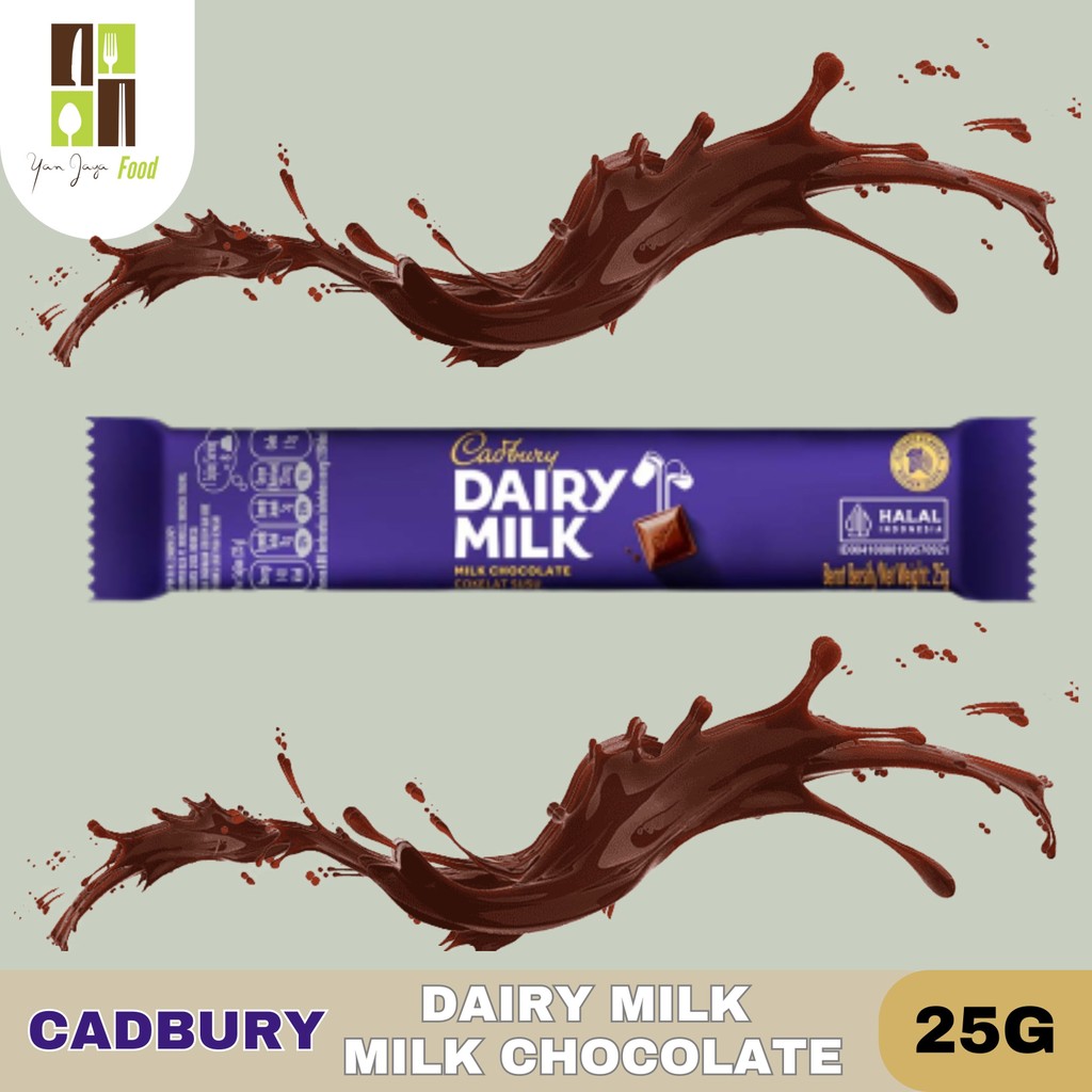 

Cadbury Dairy Milk 25G / Coklat Susu / Chocolate / Import Australia / Milk Chocolate Kemasan 25G