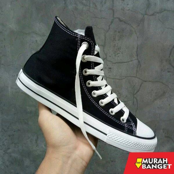 [Ready Size 21-43] Sepatu Seragam Anak Sekolah sd Hitam Allstar High  Sepatu Pria Wanita Sepatu  Con