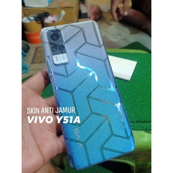 Skin Carbon Motif Transformer Anti Jamur VIVO Y51A / Y53S Backskin backdoor belakang hp