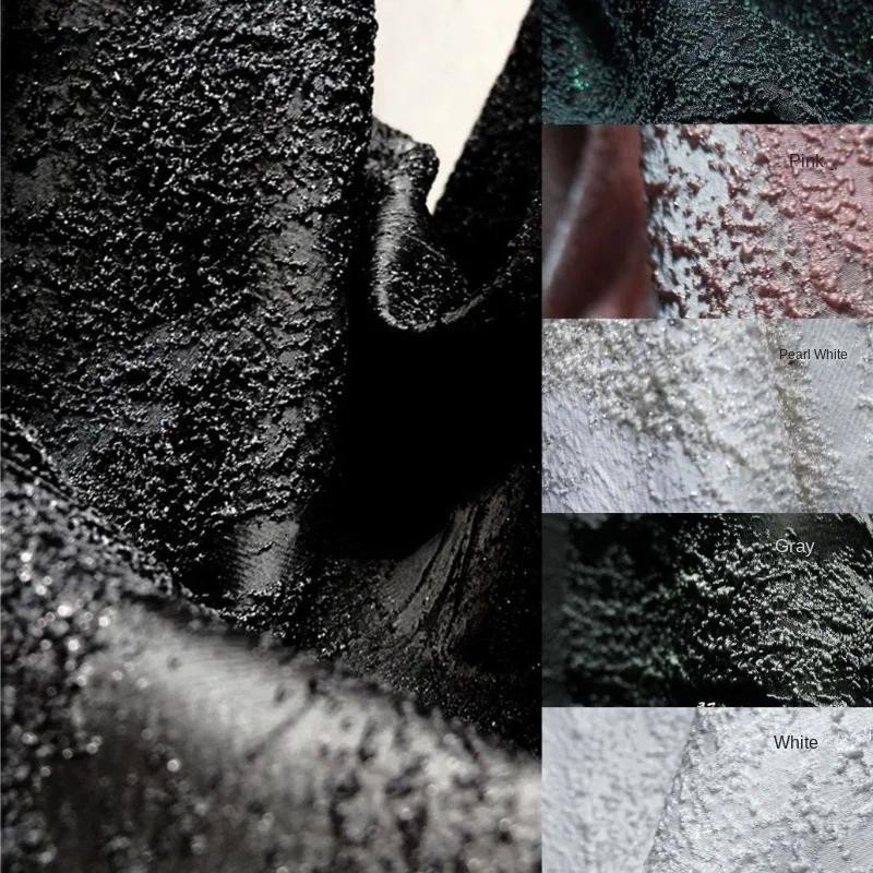 

Jacquard Fabric Three-dimensional Particle Texture Blend Designer Wholesale Cloth Apparel Diy Sewing Polyester Material