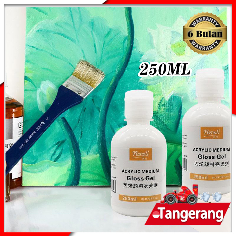 

250ml Acrylic Medium Varnish / Matt Glossy Vernis Finisher / Varnish Matte / Finisher Batu Kayu Clay