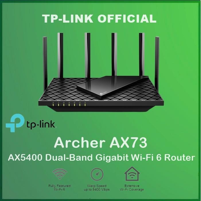 Tp-link Archer AX73 AX5400 Wifi 6 Wireless Router Tplink AX 73 AX 5400