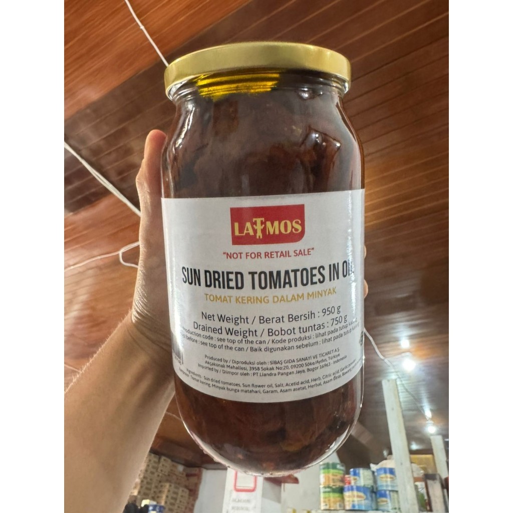 

Sun Dried Tomatoes Latmos / Tomat Kering Latmos - 950 Gram