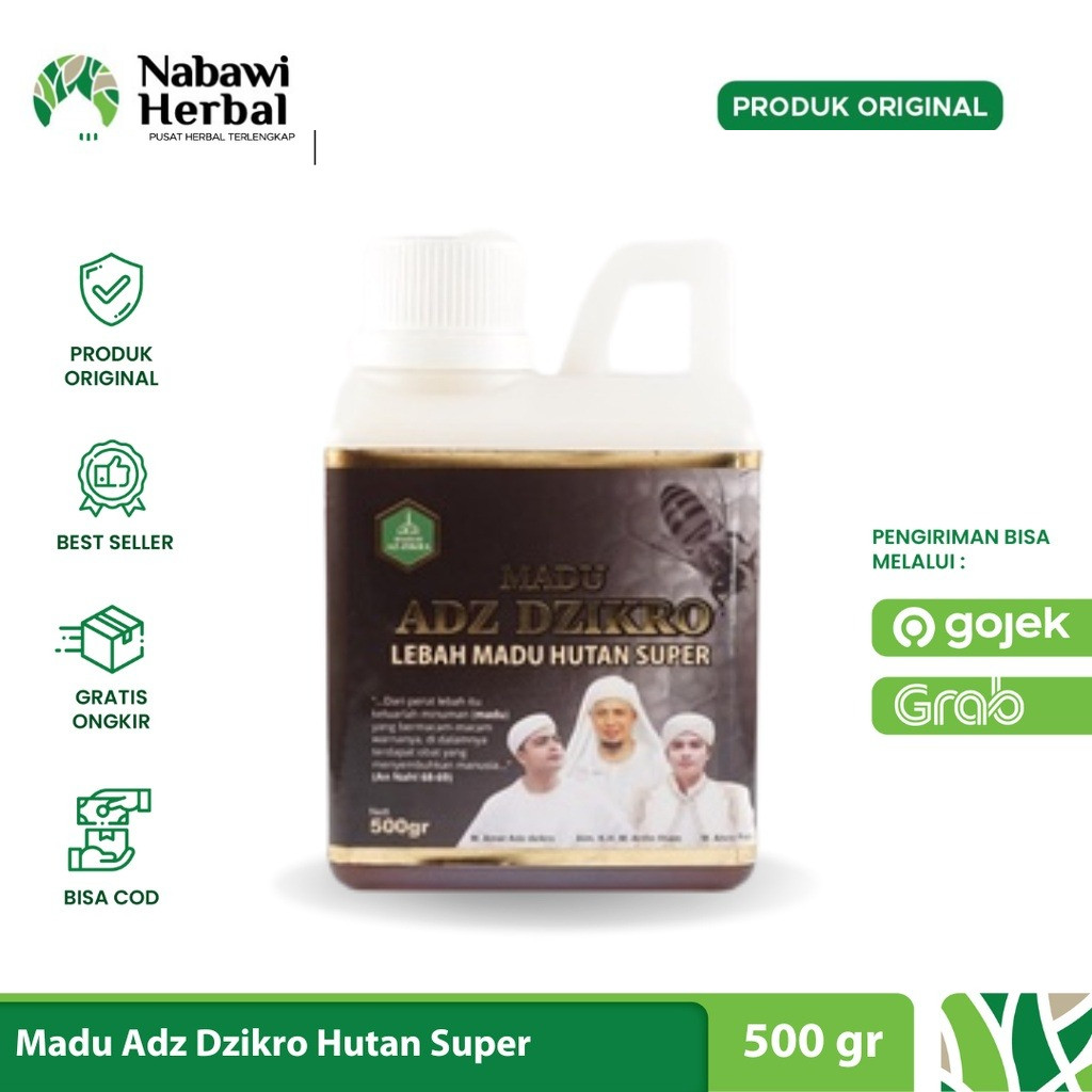 

ADZ DZIKRO - Madu Adz Dzikro Hutan Super 500gramby bonis