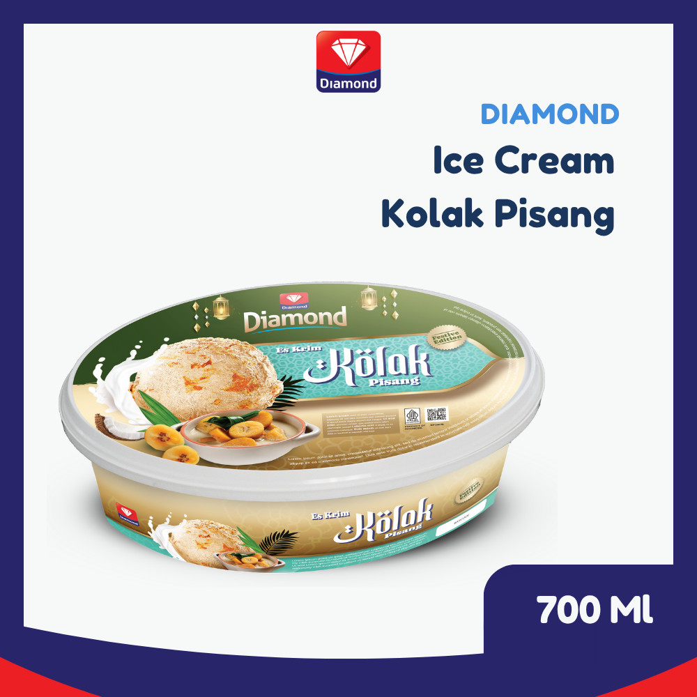 

Diamond Ice Cream Kolak Pisang 700 ML
