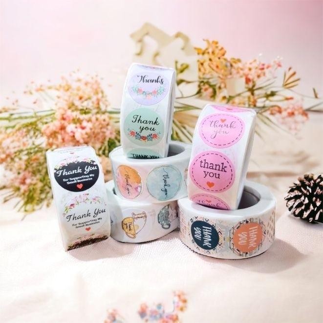 

Sticker Thank You Roll Isi 500 Pcs Makanan dan surat,label termurah