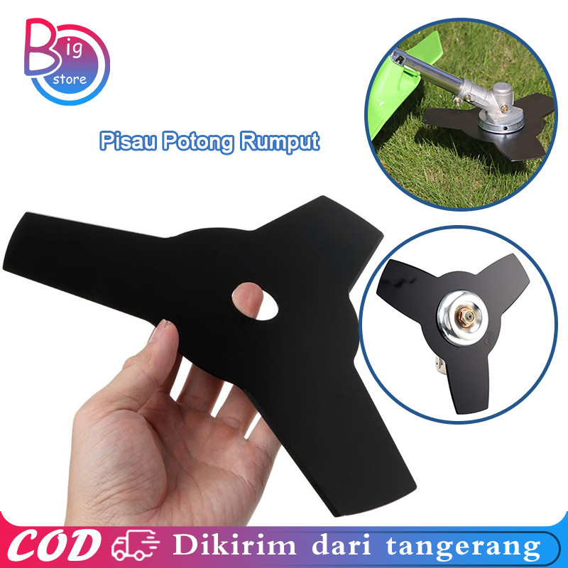 Pisau Mesin Potong Rumput Segi Tiga Pisau Mesin Potong Rumput Baja 3T Mesin Potong Rumput 2 Tak