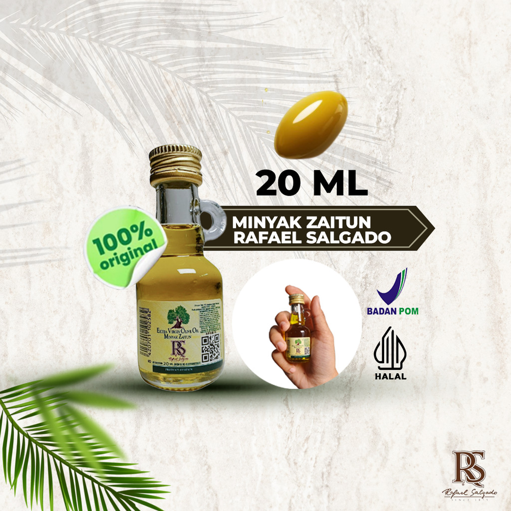 

Minyak Zaitun Extra Virgin RS / Minyak Zaitun Rafael Salgado 20ml-40ml