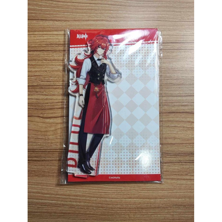 Genshin Diluc KFC Acrylic Stand Figure