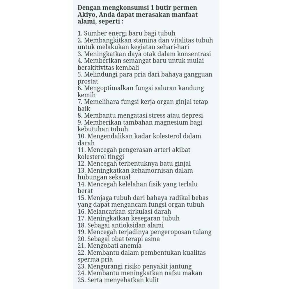 

SUPER AMPUH Asli baru Akiyo permen kopi coffee candy original - harga satuan per biji mantap