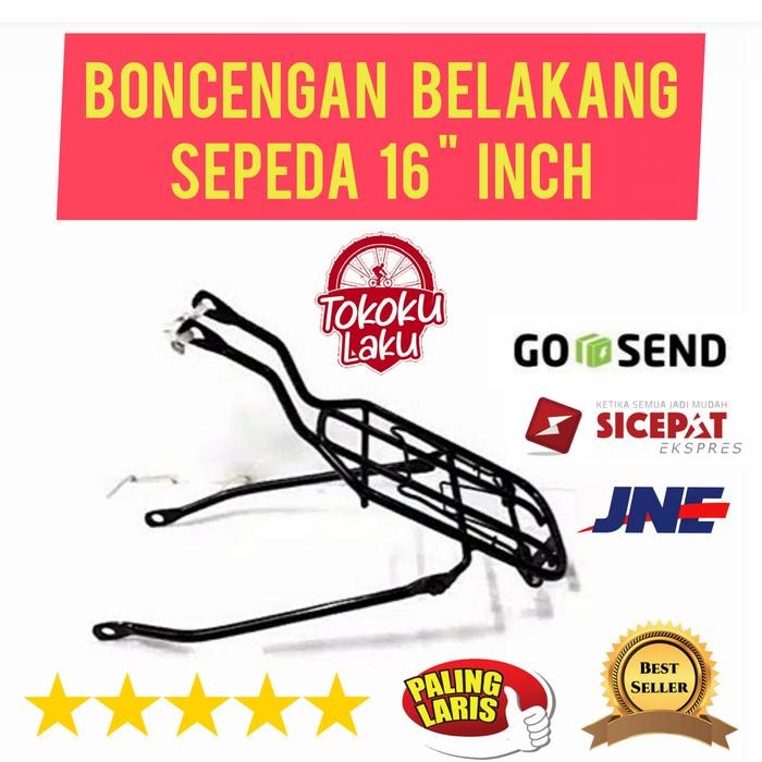 BONCENGAN BELAKANG SEPEDA LIPAT BONCENG TEMPAT DUDUK KURSI SELI 16" - 20 inch