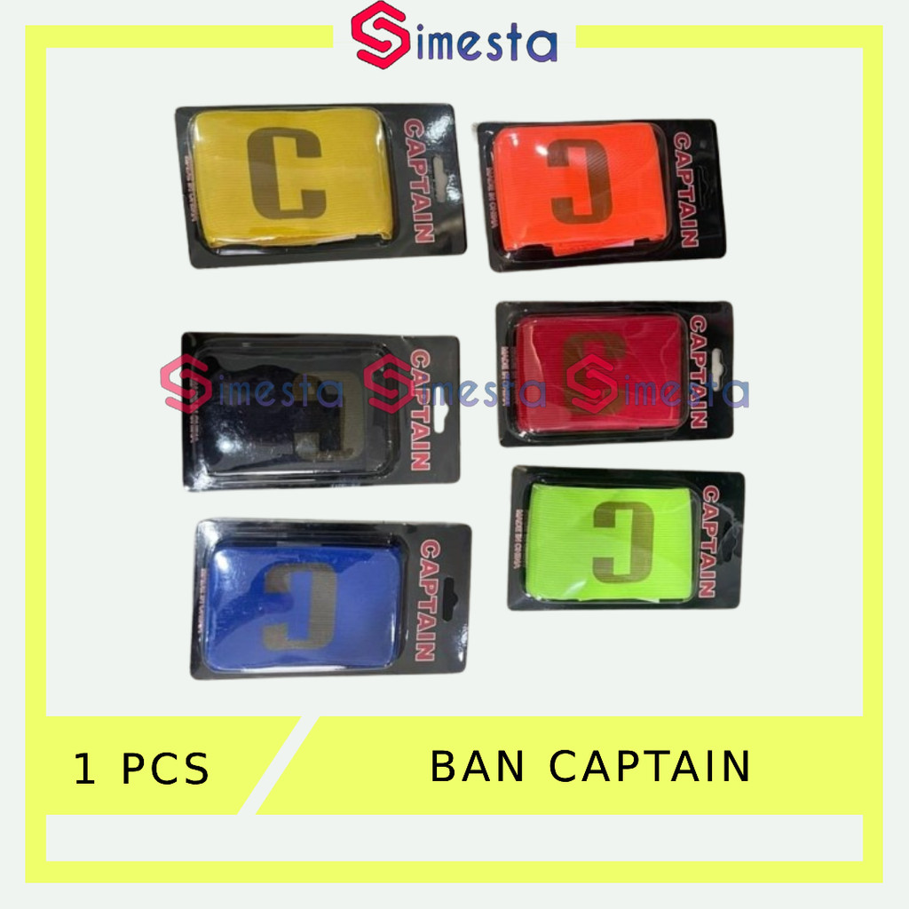 Ban Captain Ban Kapten Sepakbola Kapten Futsal Armband Karet Elastis