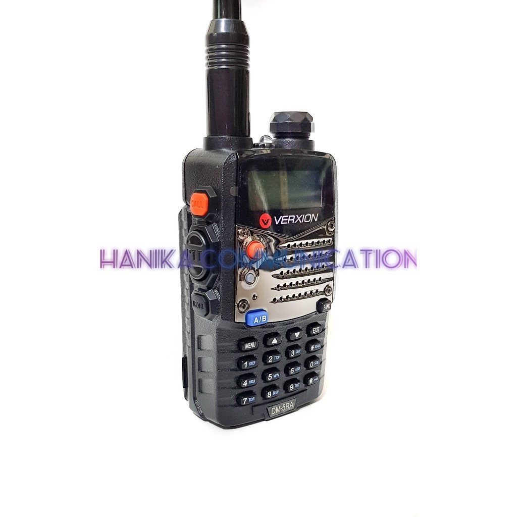 Verxion DM-5RA HT Digital dan Analog Dual Band Free Tas Handsfree Garansi DM5RA Hemat