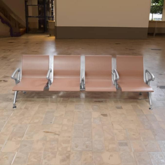 Kursi Tunggu 4 Seat Sandaran INFORMA Kursi Tunggu Rumah Sakit Bandara Kantor Klinik Gym