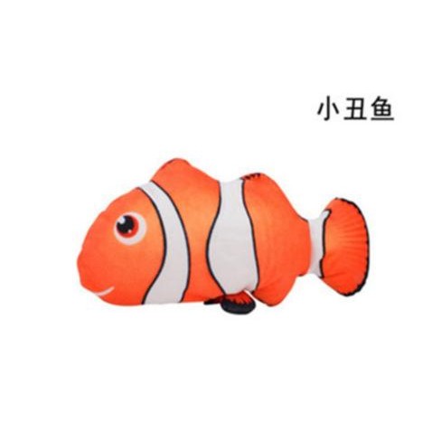 Mainan Kucing Boneka Ikan Gerak Bergerak Cat Toy Dancing Fish - READY - ikan nemo, Gerak