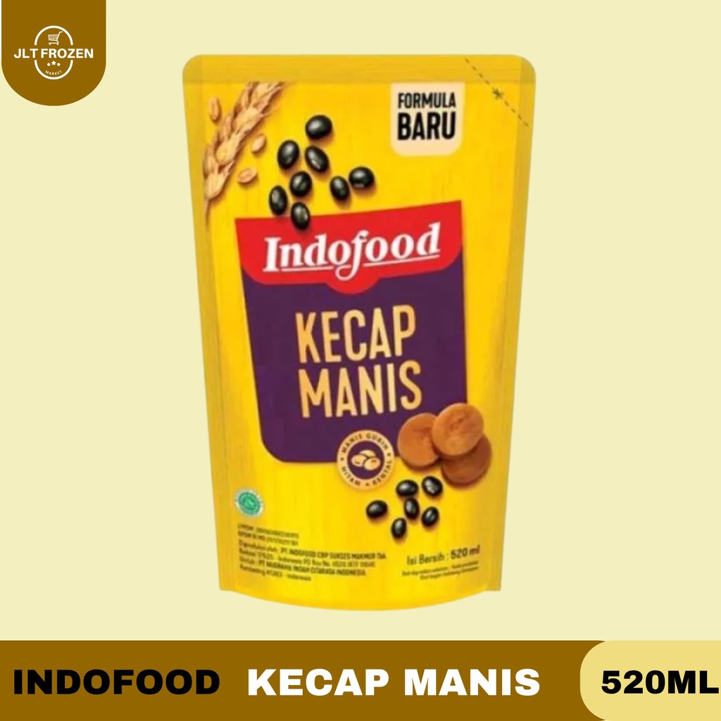 

Indofood Kecap Manis Refill 520ml / Kecap Manis Pouch / Kecap Manis