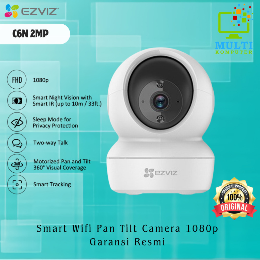 NEW Camera Ezviz C6N Smart Wifi Pan Tilt Camera 1080p Garansi Resmi PREMIUM