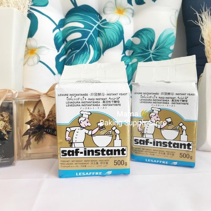 

Ragi SAF INSTANT GOLD 500GR Pengembang kue roti Kualitas Import
