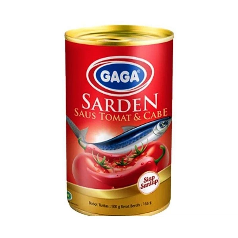 

GAGA Sarden Saus Tomat dan Cabe 155 gram - ARM