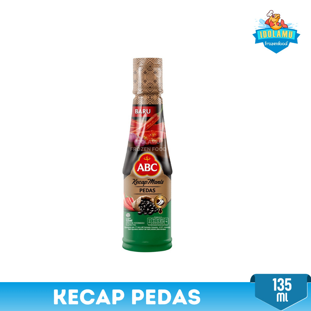 

kecap abc kecap pedas kemasan botol 135 ml