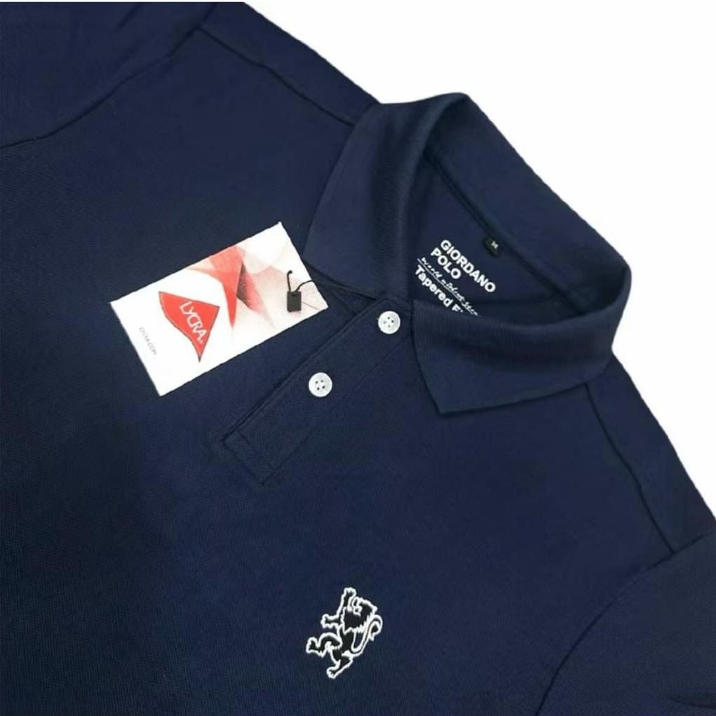 Polo Shirt Tshirt Kaos Kerah Giordano Lion 3D Mini Terlaris